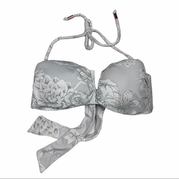 Eberjey Spring Blossom Amala Lotus Bikini Top S - Picture 1 of 9
